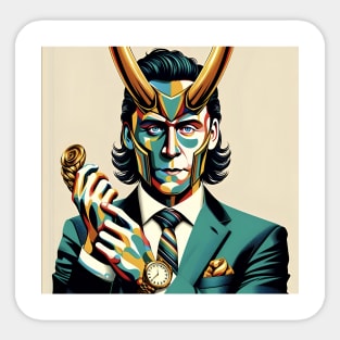 Loki-Mad Man Sticker